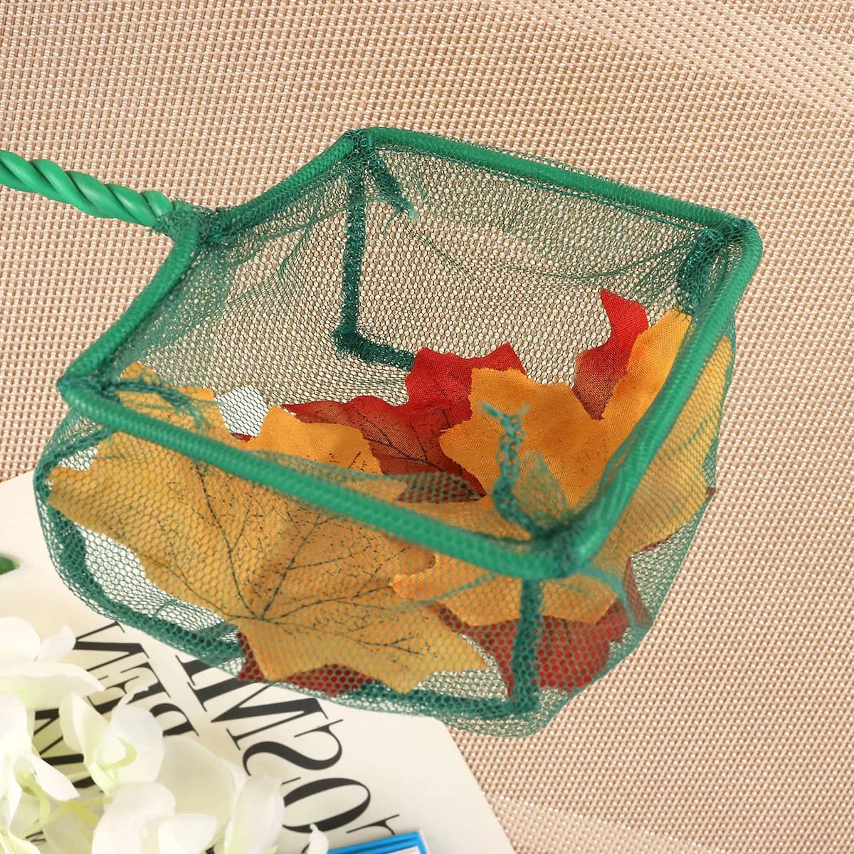 Set di 4 Reti da 4 Pollici per Laghetto e Acquario, Rete Delicata e Morbida, Non Dannosa, per Cattura e Rilascio, Leggera e Robusta, Mini Attrezzatura da Pesca