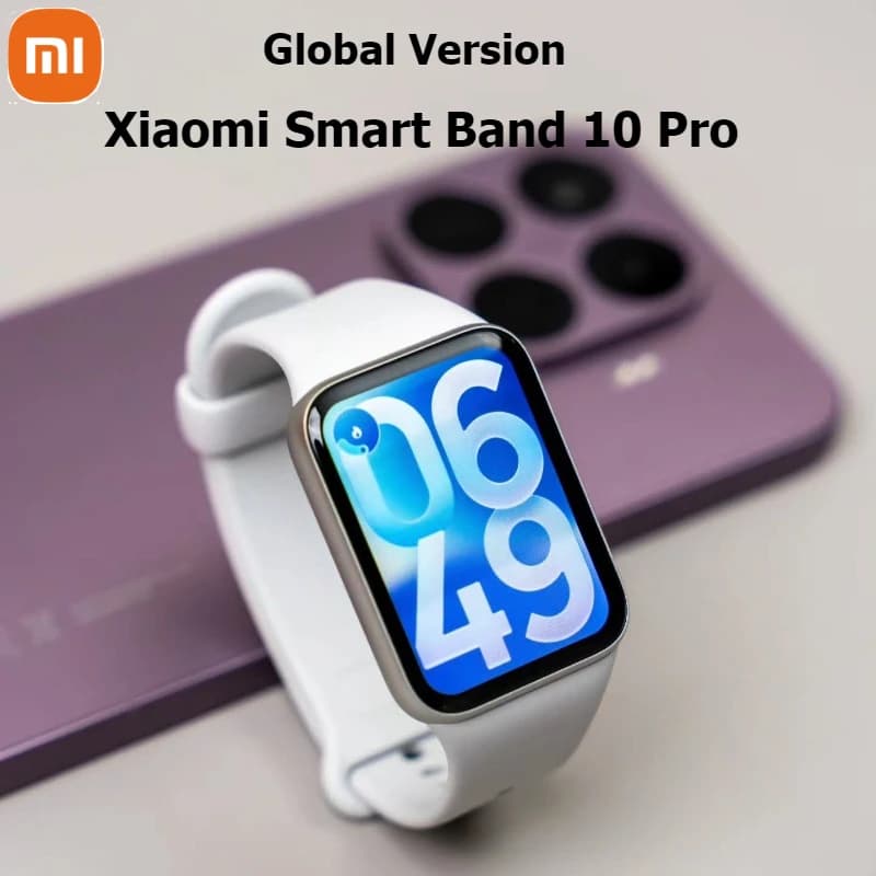 Original Global Version Xiaomi Smart Band 10 Pro Smartband 1.74" Display GPS Blood Oxygen Sport Smart Watch Bracelets Mi Band