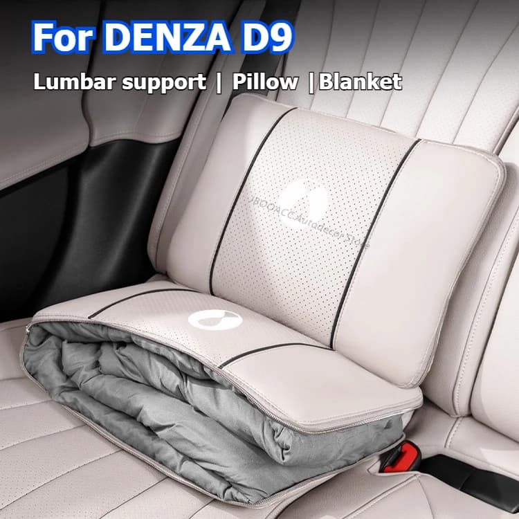 For DENZA D9 Z9 N9 Multifunctional Car Bearing Cover Folding Car Collar Bearings Leather Poggiat Seat Bearing Lombare Support