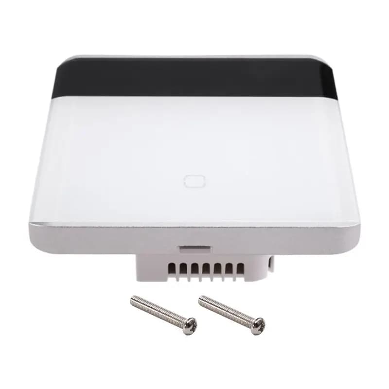 Tuya Smart Zigbee 3.0 Wireless Remote Control LED Display Switch Glass Touch Switch EU Plug-Hot