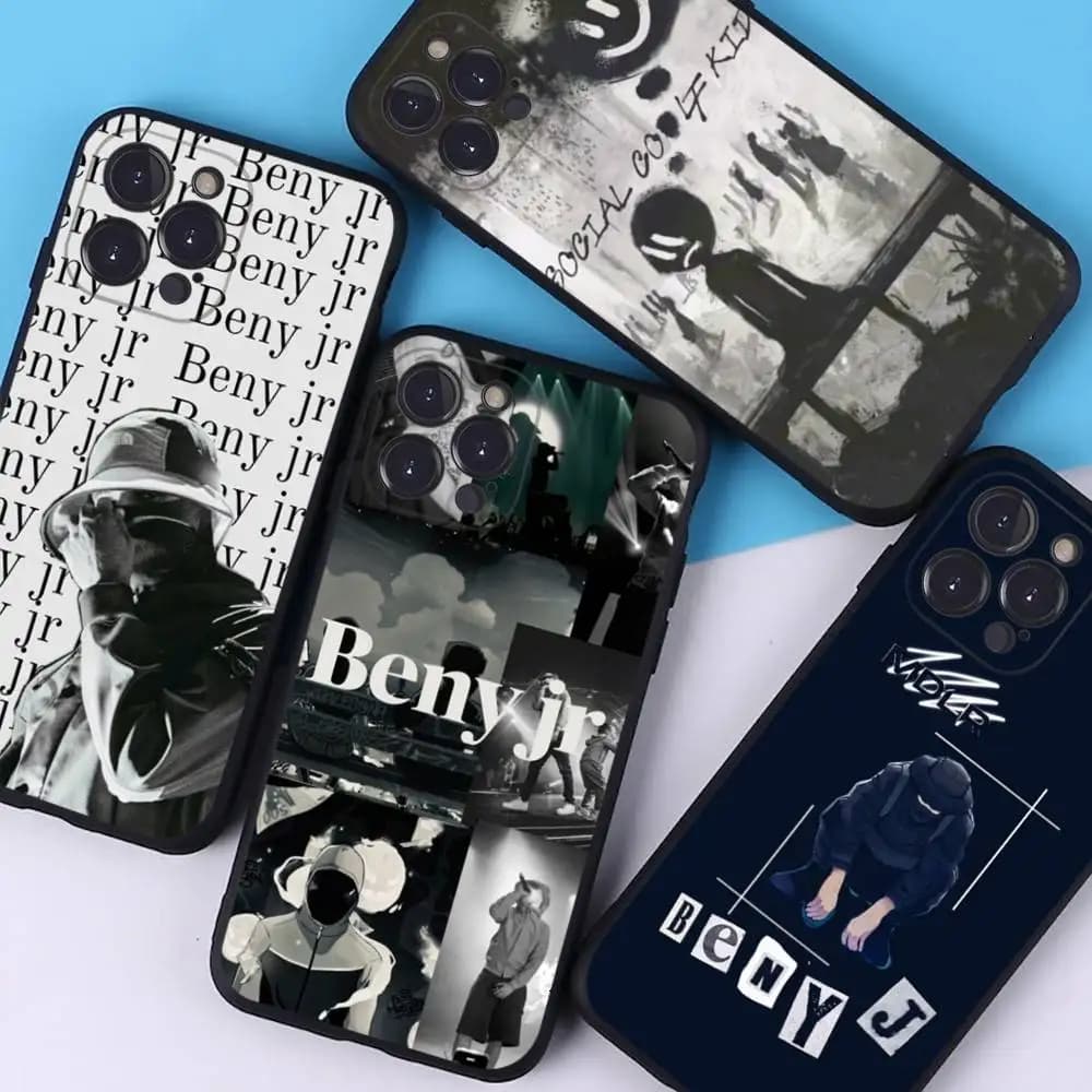 B-BENY JR Phone Case For Iphone 17 16 15 16e 14 13 12 11 Pro Max Plus Case Cover Coque