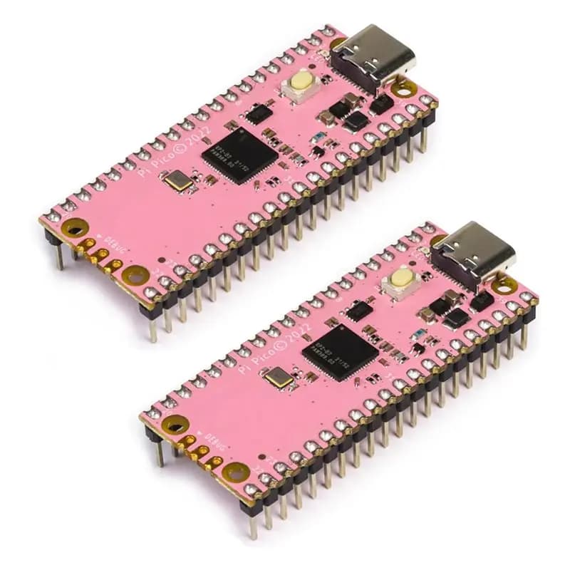 AA84 2 Pieces for Raspberry Pi Pico Pre-Saldati Development Board with RP2040 Microcontroller Connectors ENIG Type C