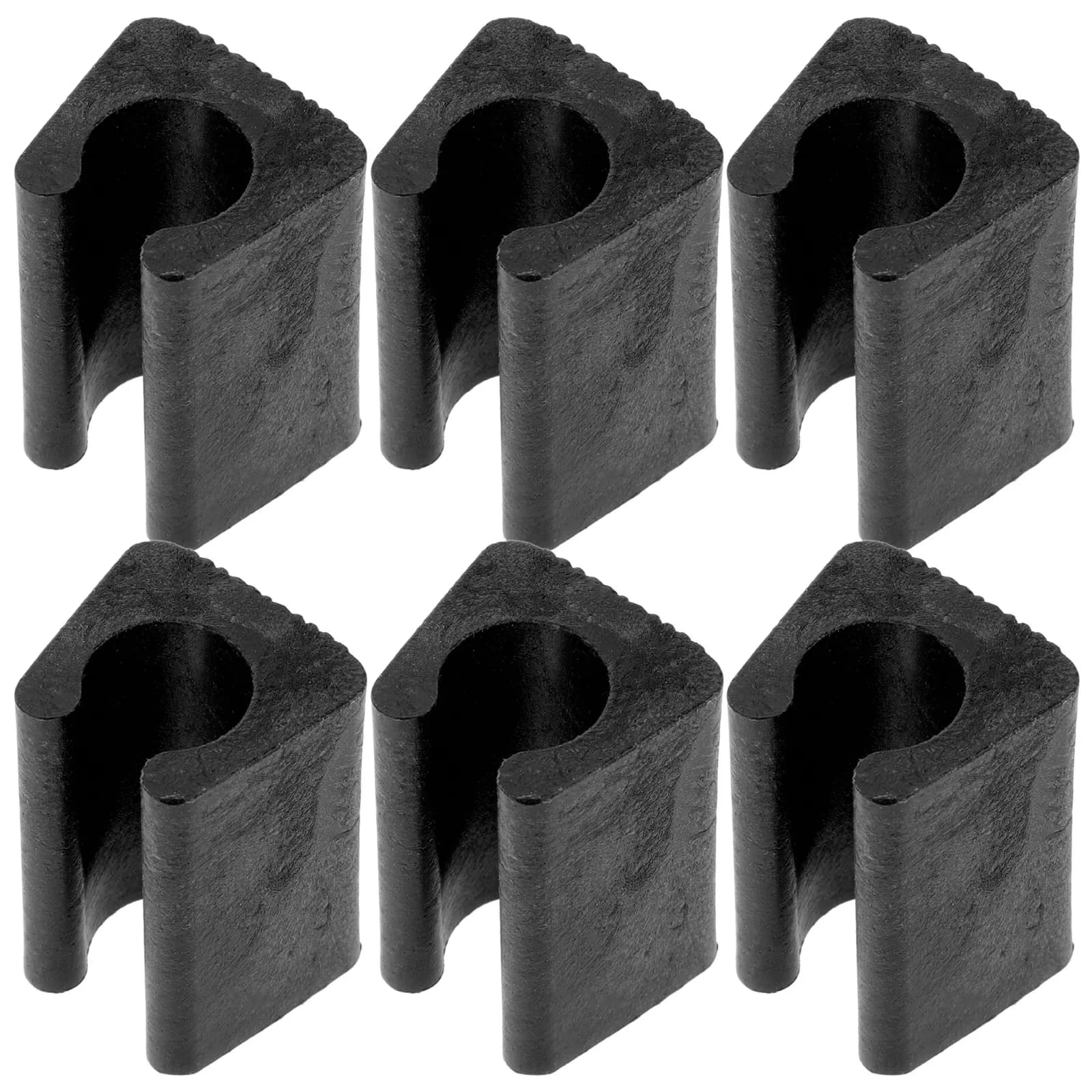 24Pcs U Shape Chair Leg Tube Pads Plastic Floor Protectors for Chairs Sled Chairs Non-Slip Wear-Resistant Furniture Leg Caps