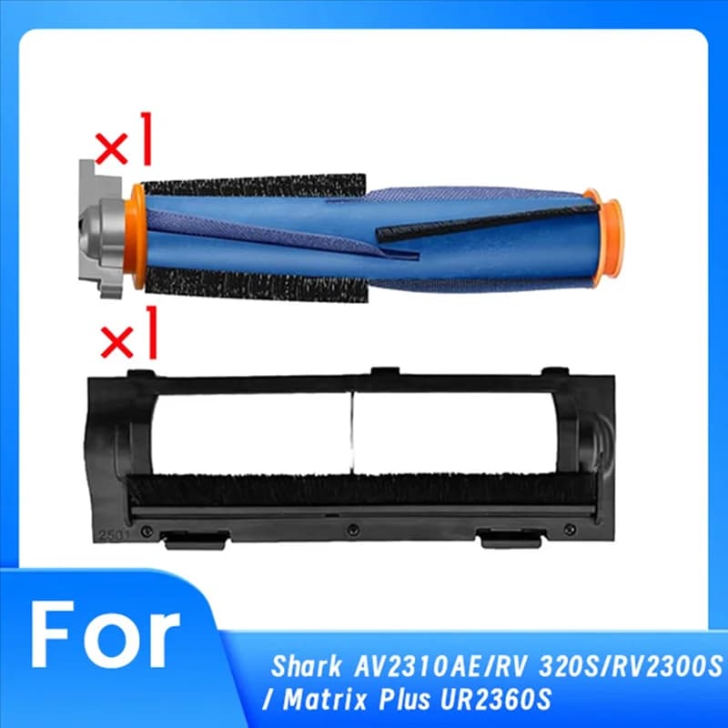 Main Brush And Main Brush Cover For Shark AV2310AE/RV2320S/RV2300S/ Matrix Plus UR2360S Robot Vacuum Sweeper Accessories-[Mriae