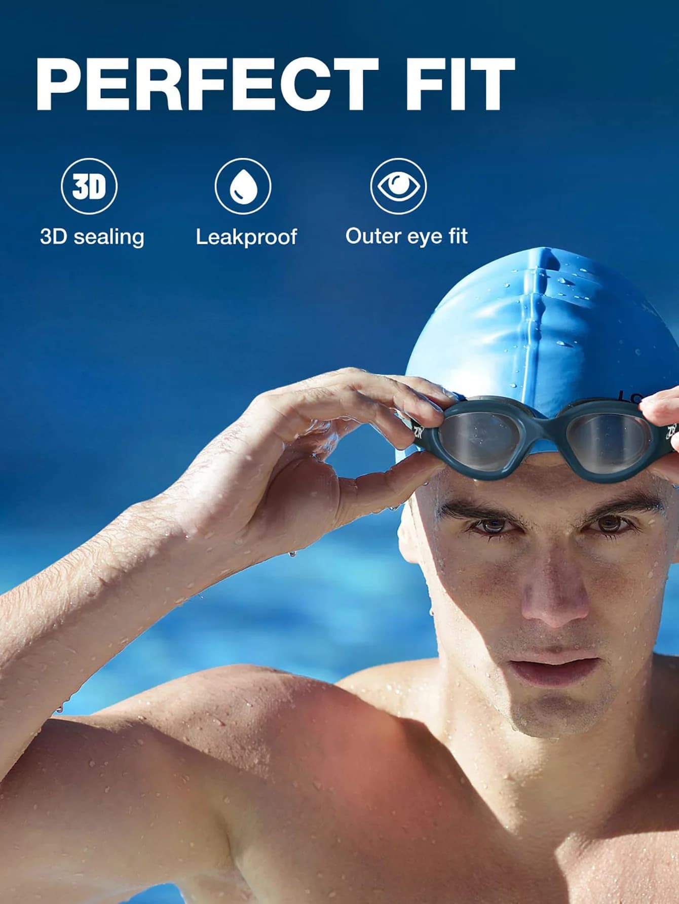 2024 new anti-fog swim glasses and Anti Uv for men and women professional waterproof swim glasses in high definition Silicone