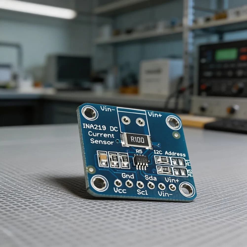 Modulo sensore di potenza digitale CJMCU-219 INA219 da 10 pezzi per il monitoraggio della corrente su lato alto in sistemi a batteria e applicazioni con pannelli solari