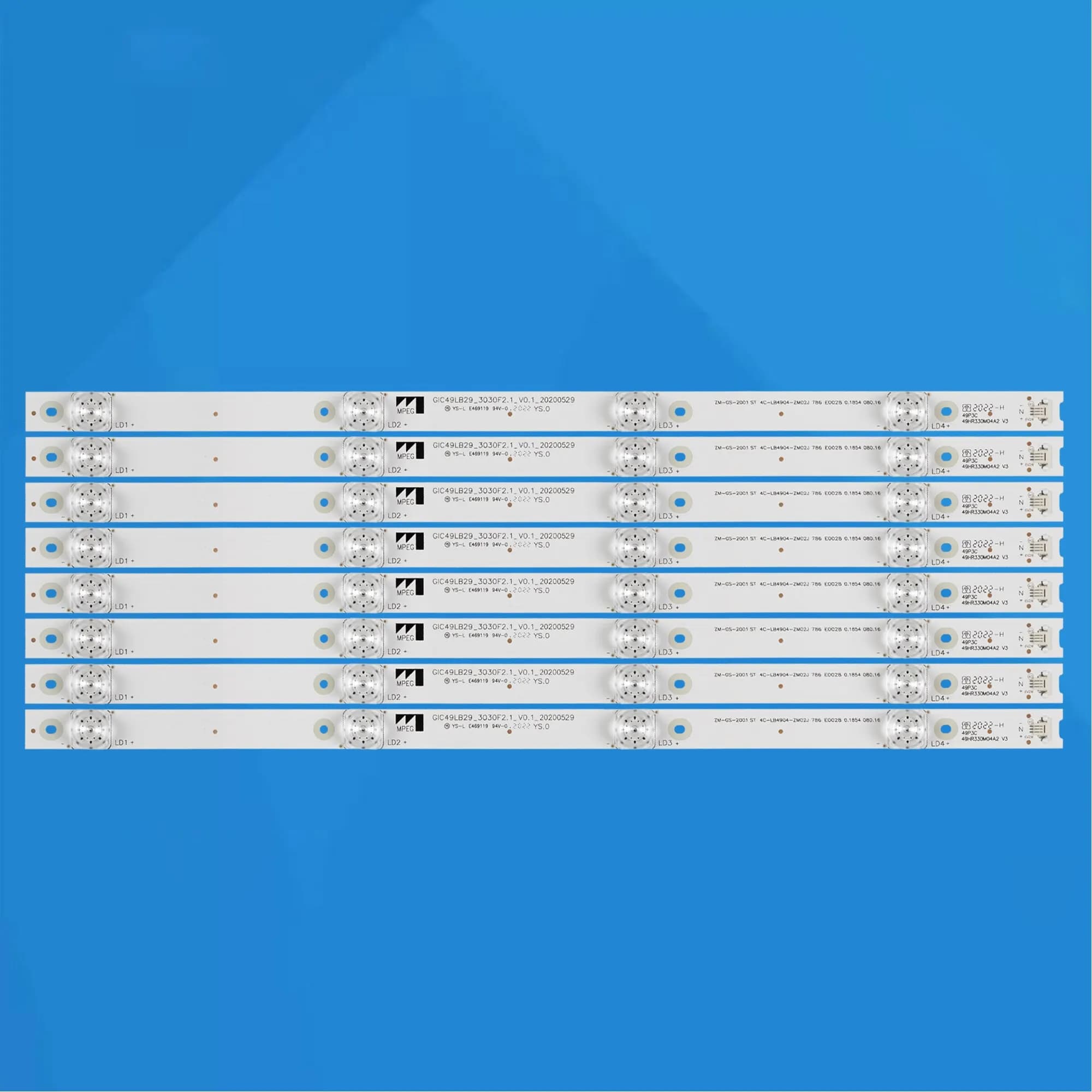 LED Backlight Strip for 49P3 L49P3CFS D49A620U B49A81S-UD L49P1-UD L49P2-UD 4C-LB4904-HR07J 49HR330M04A2 V3 HR-17624-05008
