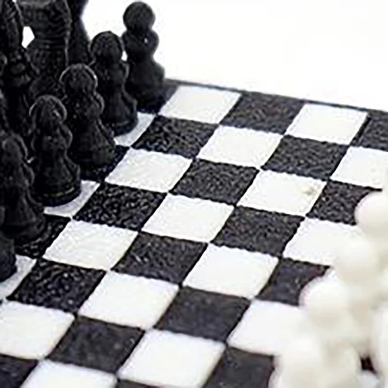 Set di 12 Pezzi in Miniatura per Scacchi Internazionali, Decorazione per Casa delle Bambole 1:12, Scacchiera per Bambini