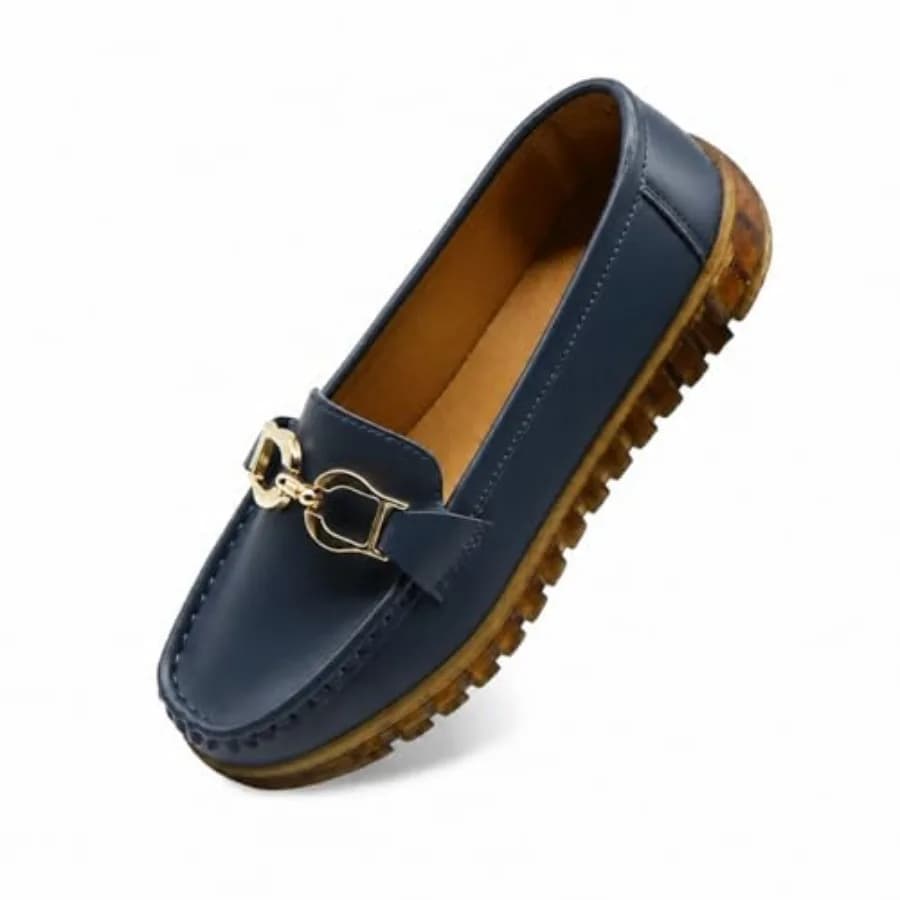 Mocassini da Donna per Lavoro, Antiscivolo, Comodi in Camoscio, Calzature Eleganti Business Casual per Ufficio, Antiscivolo per Lavoro e Azienda