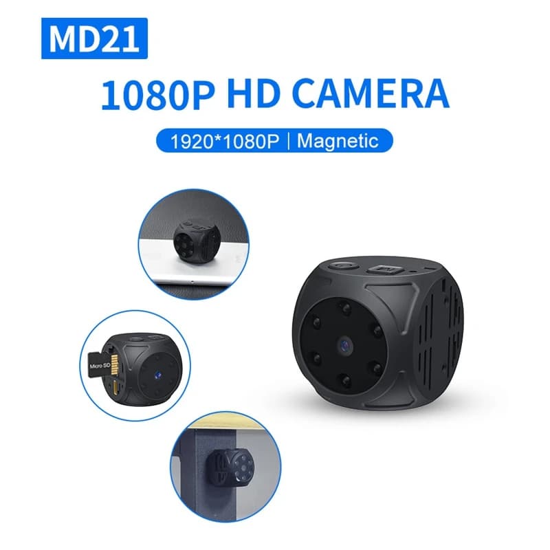 Mini Camera HD 1080p Portable Small Camera Spy with Audio Recording and Video Mini DV for Office and Home 2026