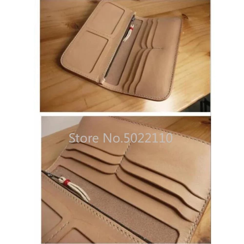 Japan Steel Blade Wooden Fustelles Cutting for Crafts made of multi-pocket Multi-pocket Double Position Camera Wallet Knife Stamp Set of Punching Tools