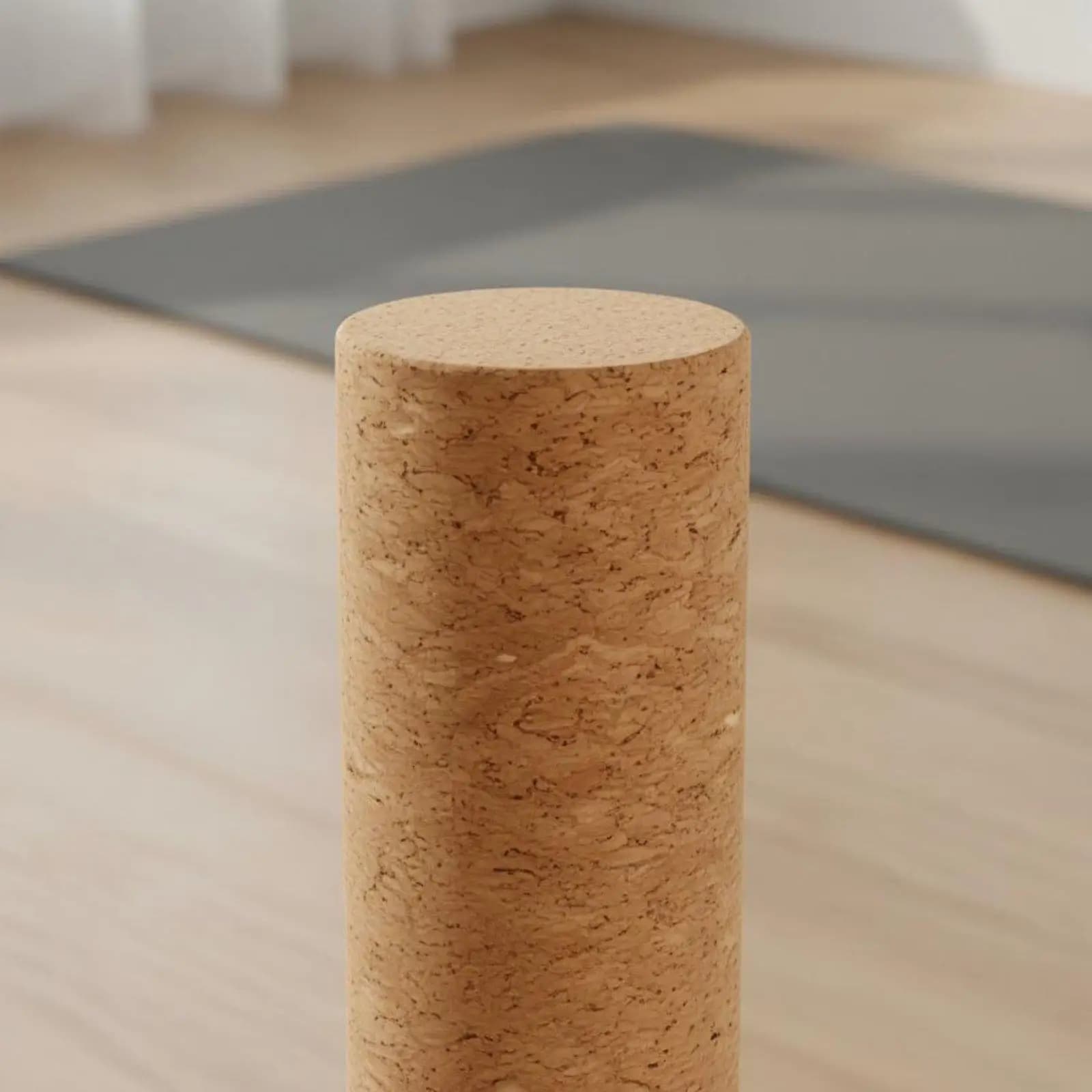 Cork Foam Roller Muscle Relief Mini Cork Roller Portable Handheld Massage for Home Workout, Training Recovery