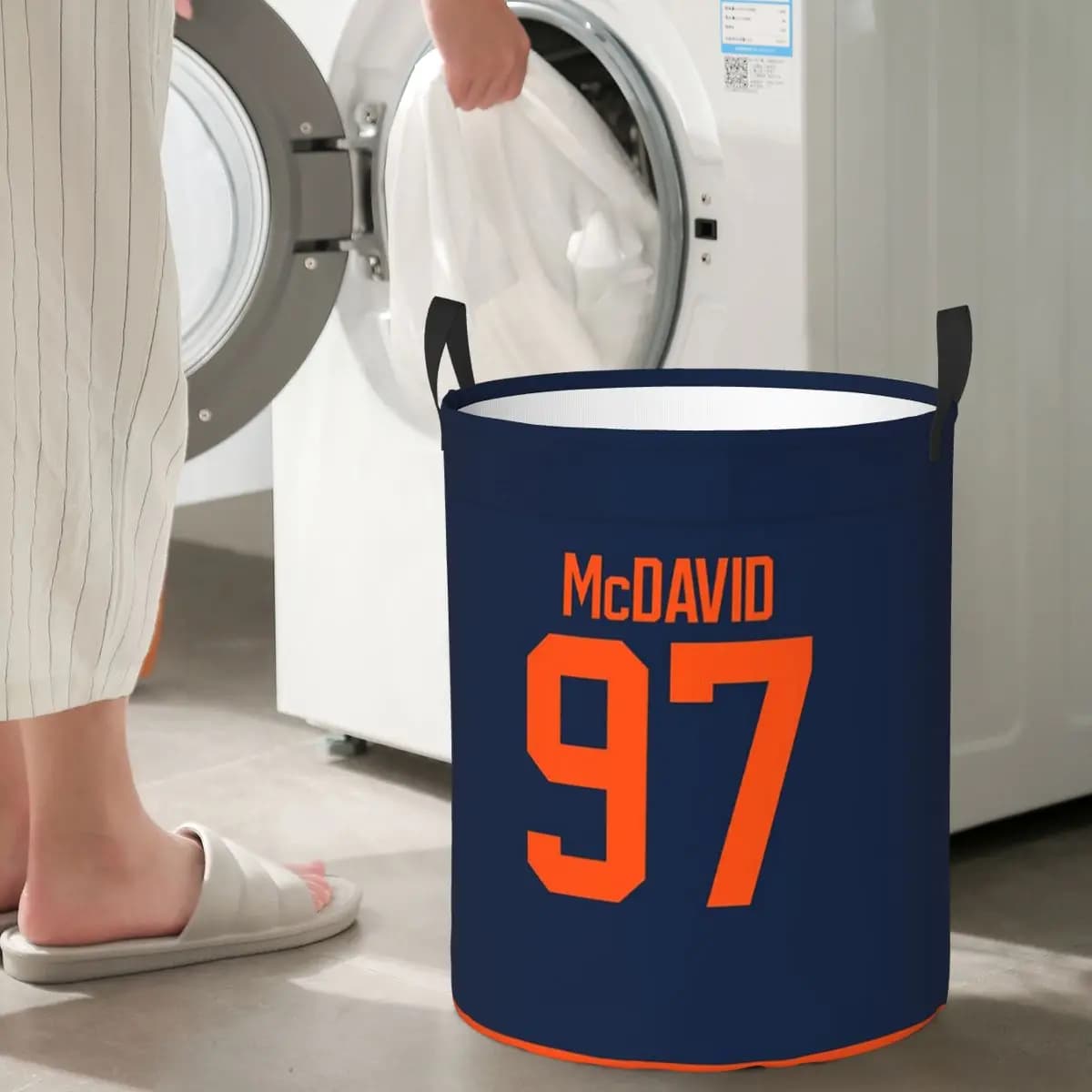 Edmonton Oilers Connor McDavid (alternative version) for dirty clothes, toys, big waterproof bag
