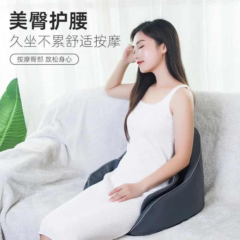 Massage Chair with Shoulder, Cervical, Lumbar and Back Support Cushion - Automatic Multi-functional Full-Body Rubbing