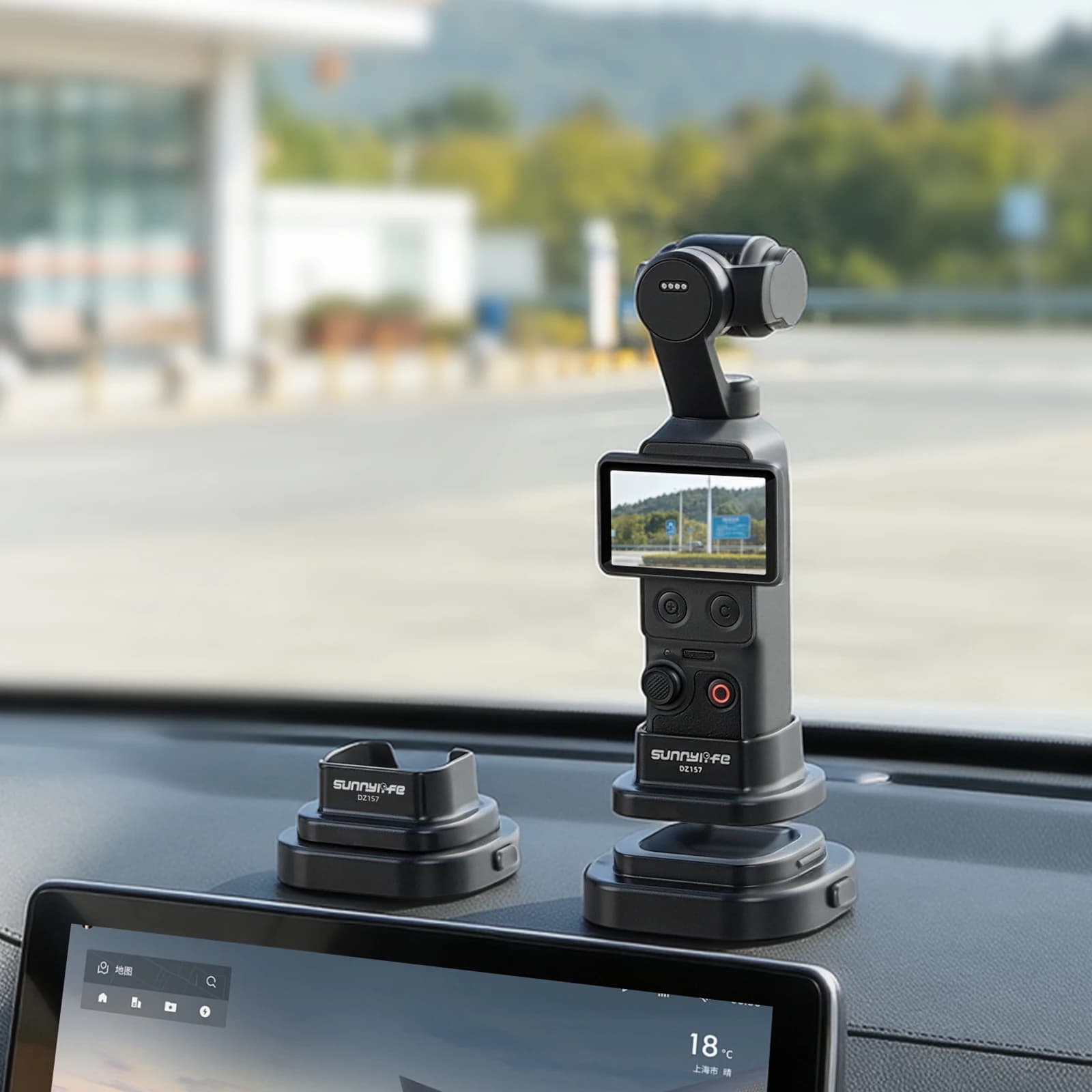 Camera Accessory Car&Desktop Base Stand Supporting Holder Accessories for DJI OSMO Pocket 4/3 Desktop Stabilizer
