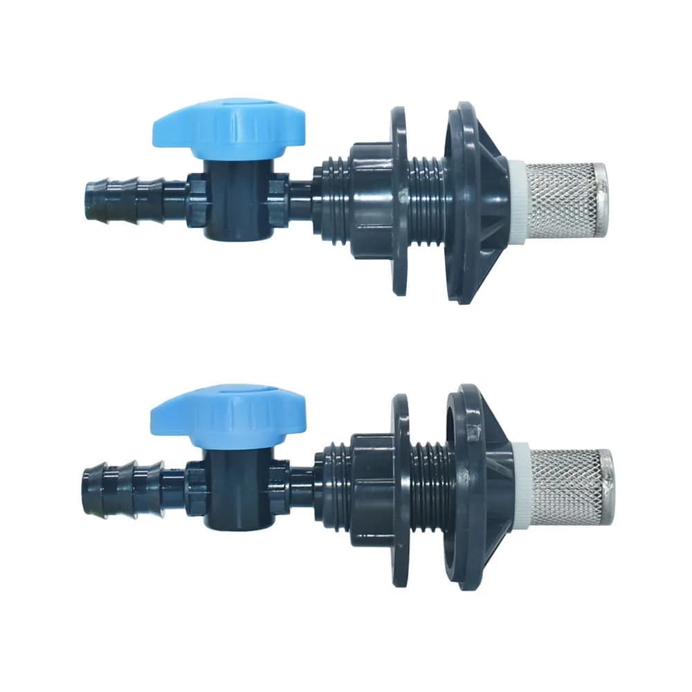 IBC Water Tank Faucet Adapter 16 mm Flexible Hose Fitting 1/2 Pe Water Connector Water Drainage Adapter for aquarium faucet
