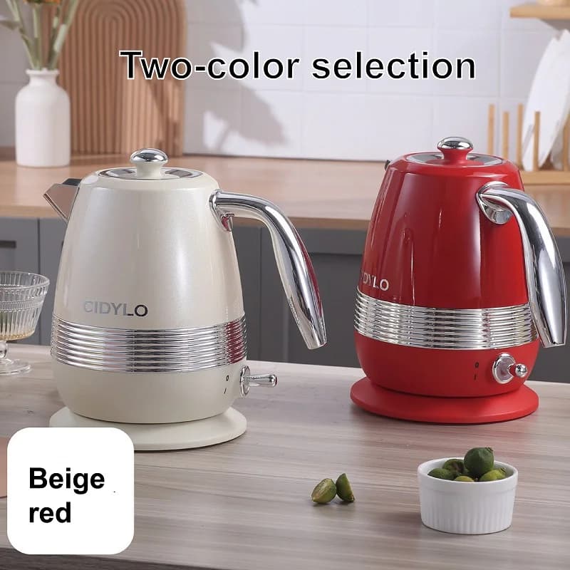 European Electric kettle 1.8 liters 304 Stainless Steel Fast Electric Kettle For Home Use Automatic Shutdown Teapot Kitchen Tools 1800W