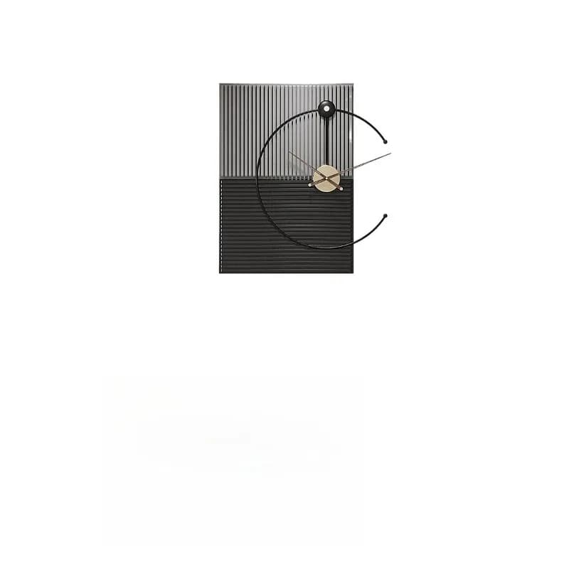 Living room decorative clock, silent household atmospheric clock wall watch