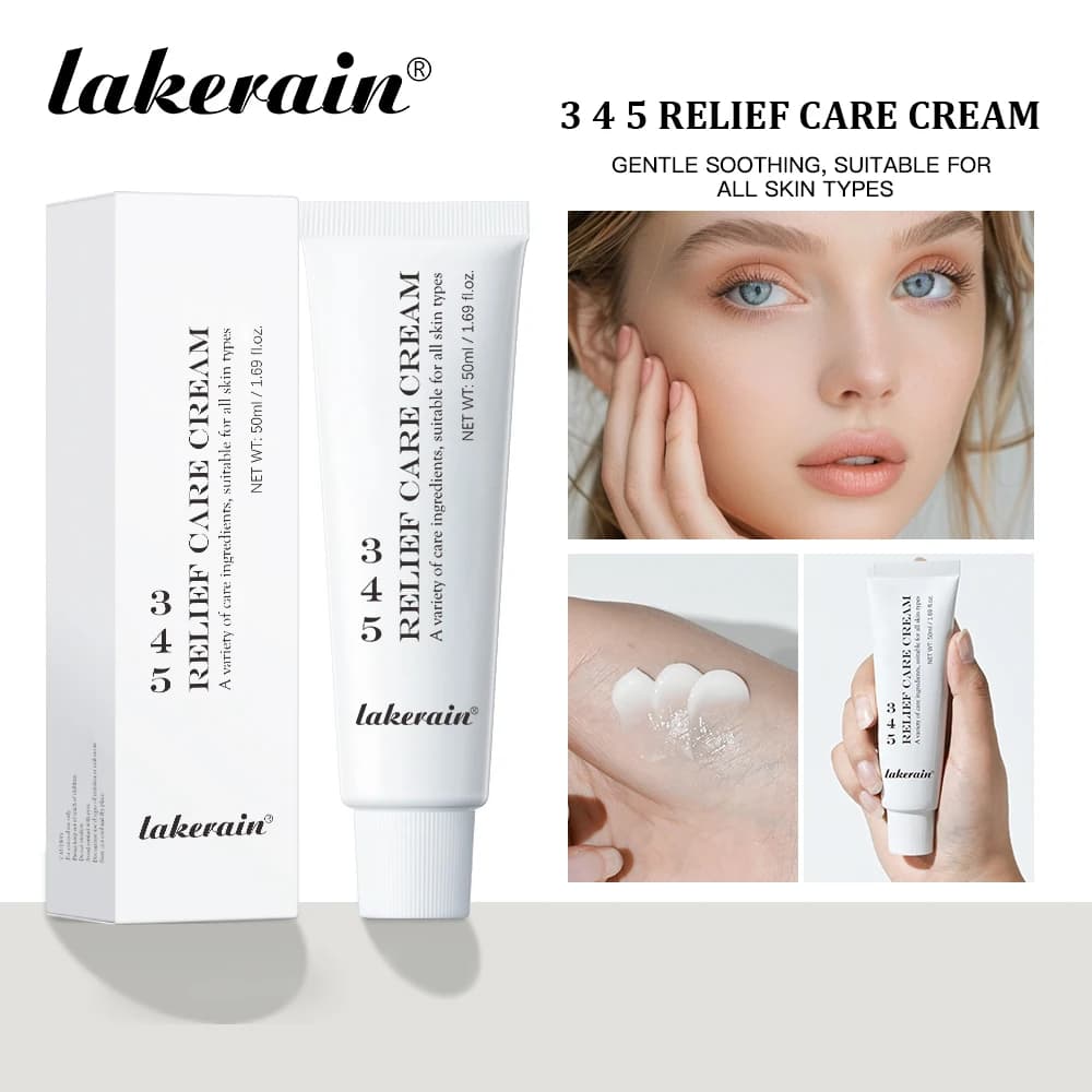 3 4 5 Relief Cream Address Imperfections Feed the skin and provide soothing care Face Lifting Moisturizing cream of Korean cosmetic beauty