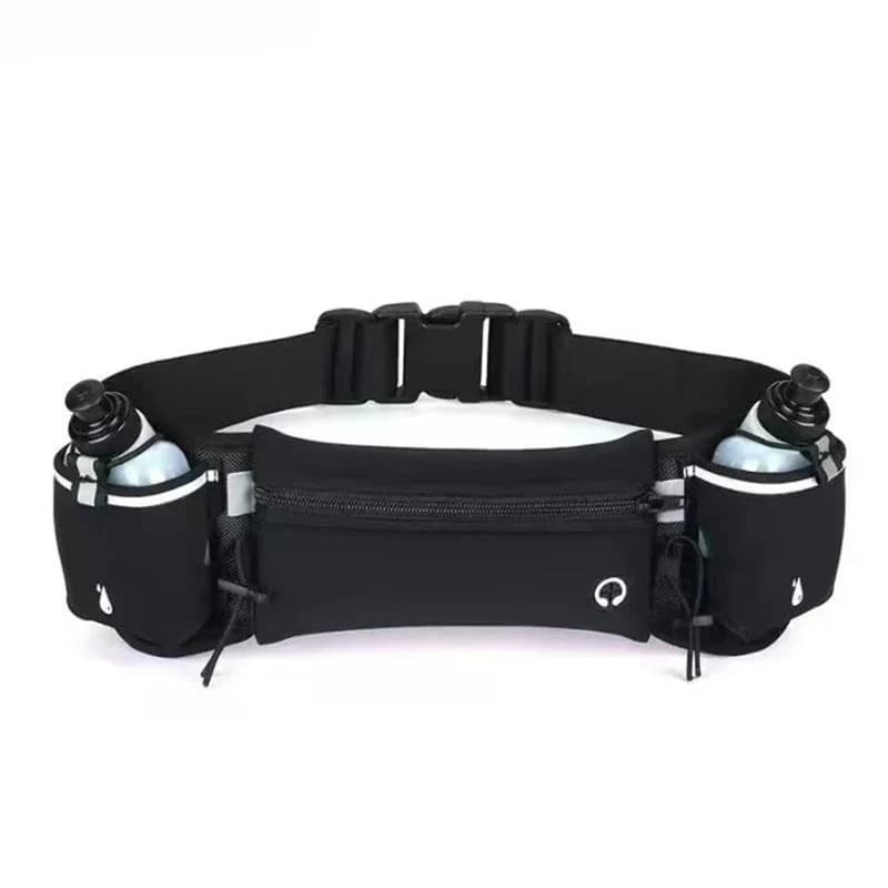 Man/Woman Marathon Trail Running Waist Pack For Phone Water Bottle Sports Fanny Pack Fitness Dual Pocket Running Belt
