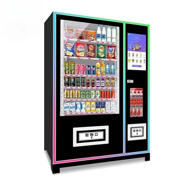 FOODLINE Gym Protein Shake Vending Machine HD Digital Control Large Powder Storage Self Service Retail Unit
