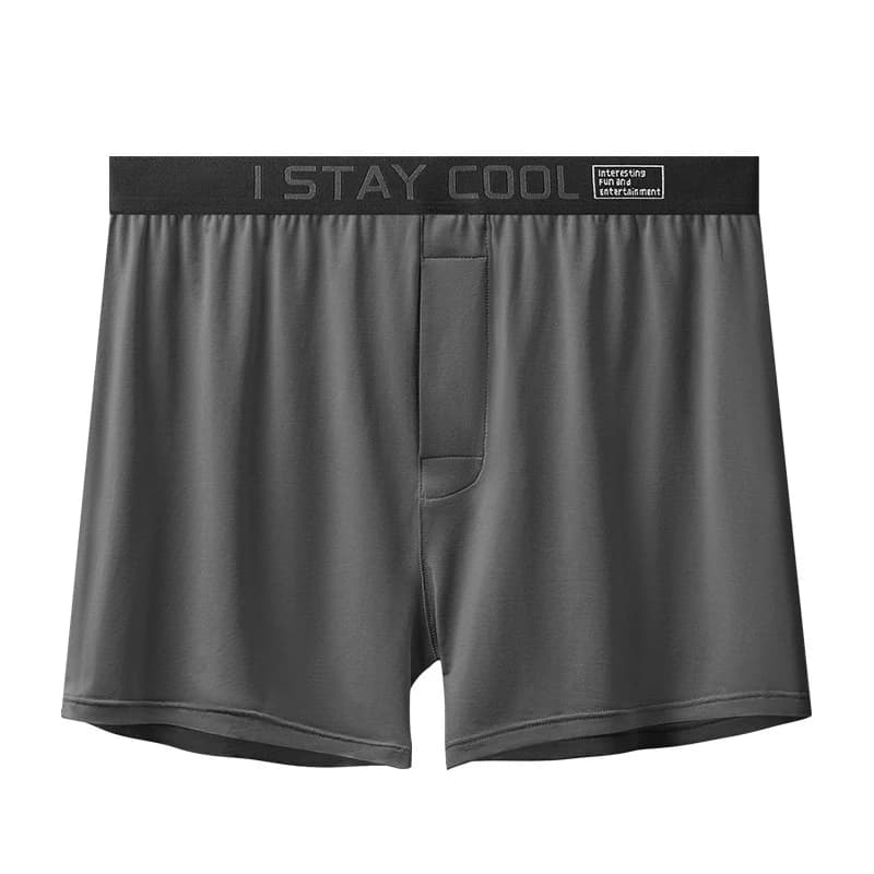 Boxer intimo da uomo di grandi dimensioni Pantaloncini a freccia larghi in cotone modale Pantaloni maschili traspiranti morbidi da indossare per la casa Mutandine elastiche