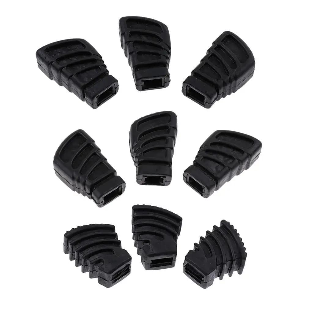 Drum Foot Pad Black Rubber Drum Rack System Parts Drum Hardware for Percussion Instrument