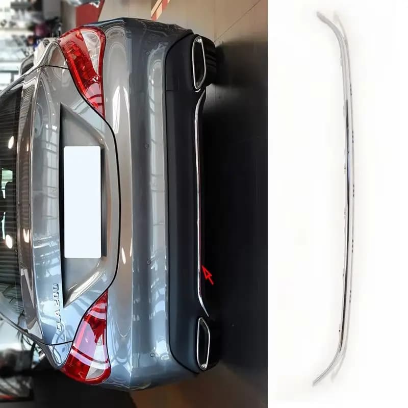 A1178853500 For Mercedes Benz Cla W117 C117 CLA200 Rear Bumper Chrome Trim Chromium Styling Spoiler Diffuser Accessories Parts