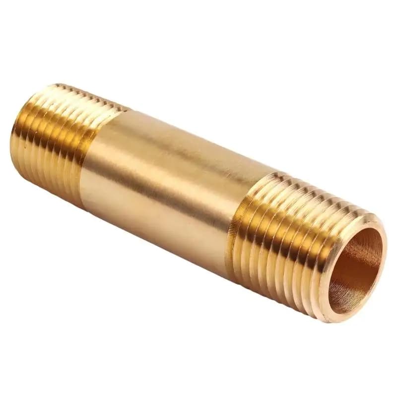 652F Connettore per capezzolo per rubinetto in ottone Connettore per tubo acqua per tubo da giardino in plastica esterna a