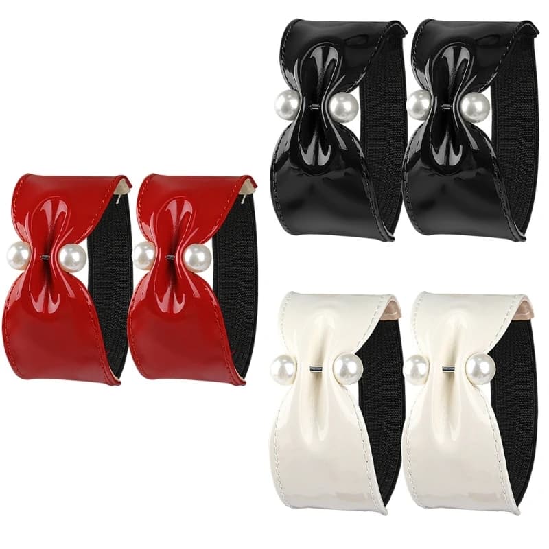 Cinturini alla caviglia con supporto per il tallone con perle Elementi fissaggio elastici per scarpe che assicurano per da