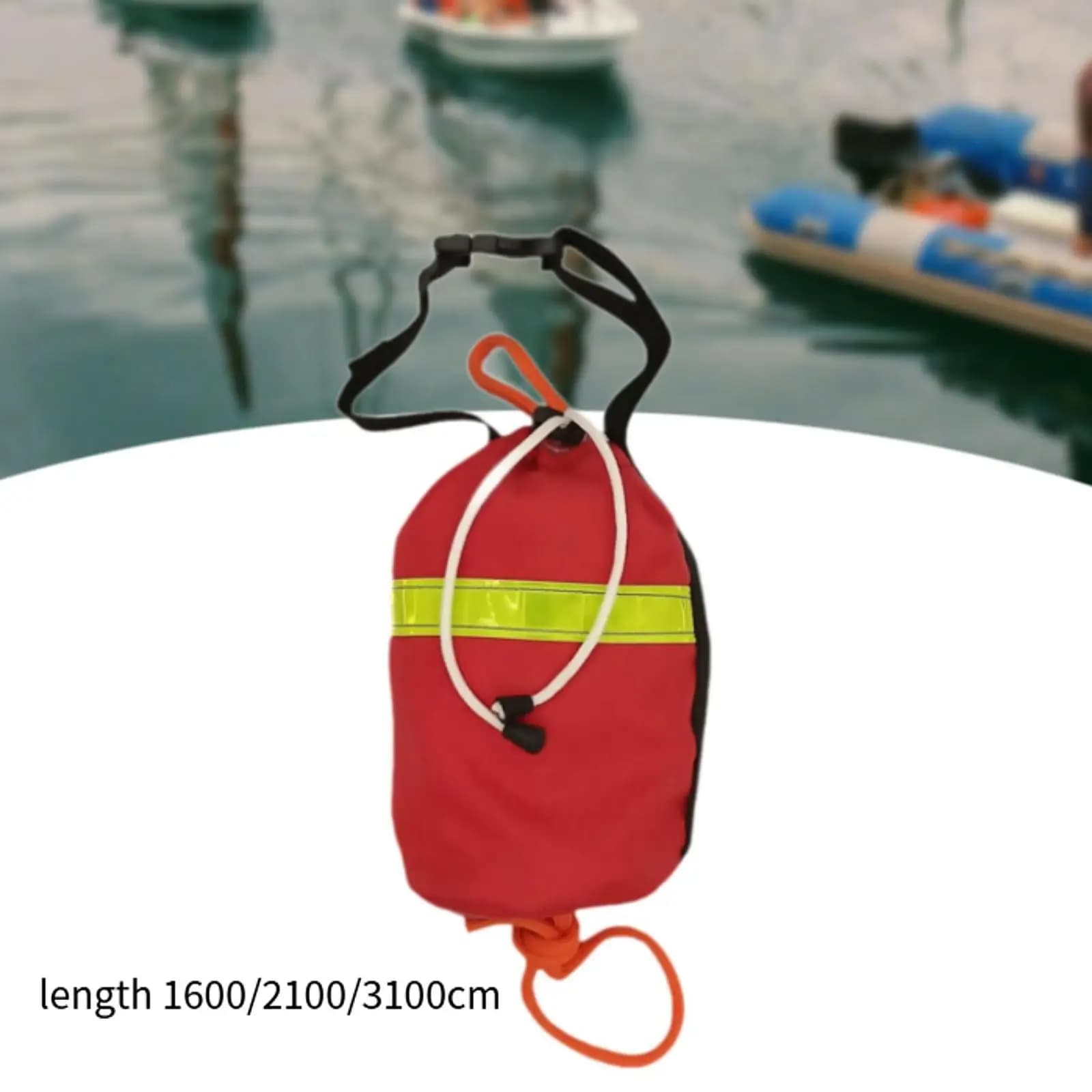 Borsa da lancio con corda Dock Line Corda marina Corda per barca portatile Corda galleggiante per yacht Vela Canoa Pesca sul ghiaccio Kayak Nuoto