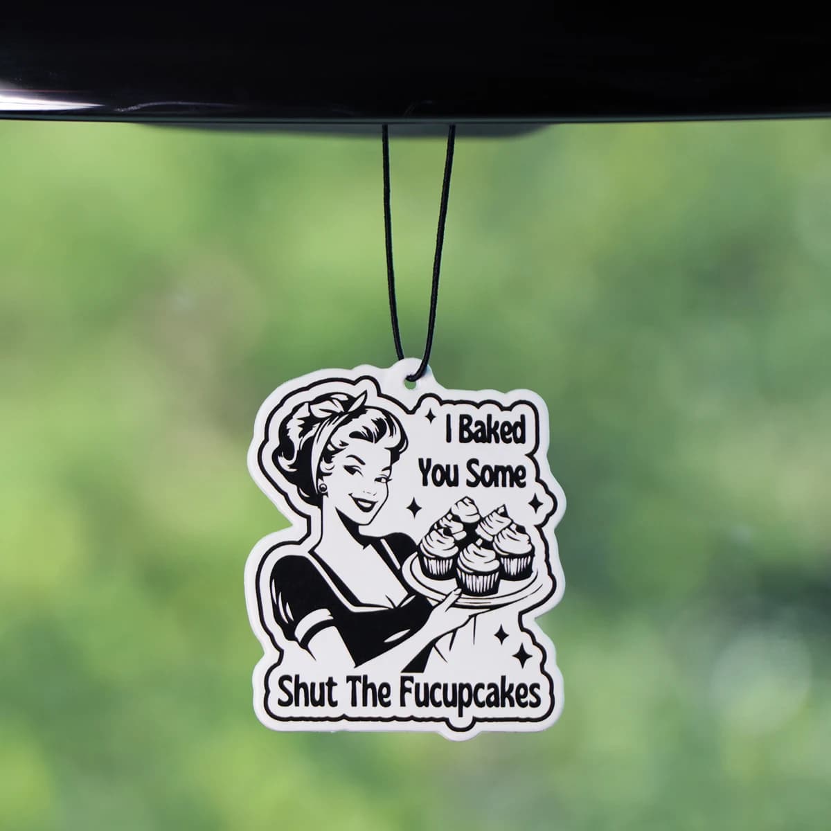 "I Baked You Some" Car aromatherapy tablets Car scented pendant for interior car Deodorant for environments Hanging decoration for rearview mirror