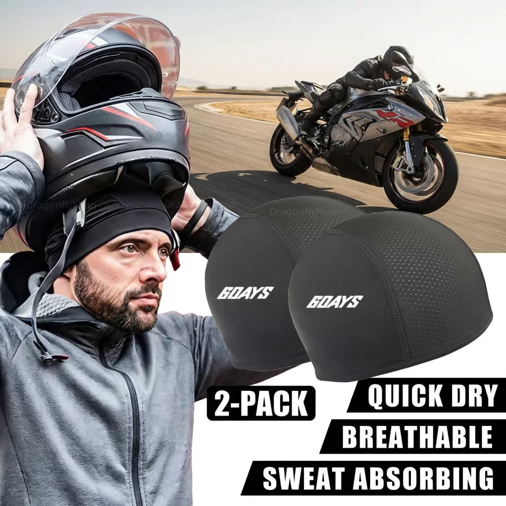For EXC EXC-F XC-W TPI Six Days Motorcycle Helmet Inner Cap Hat Quick Dry Breathable Hat Racing Cap Under Helmet Beanie Cap Moto