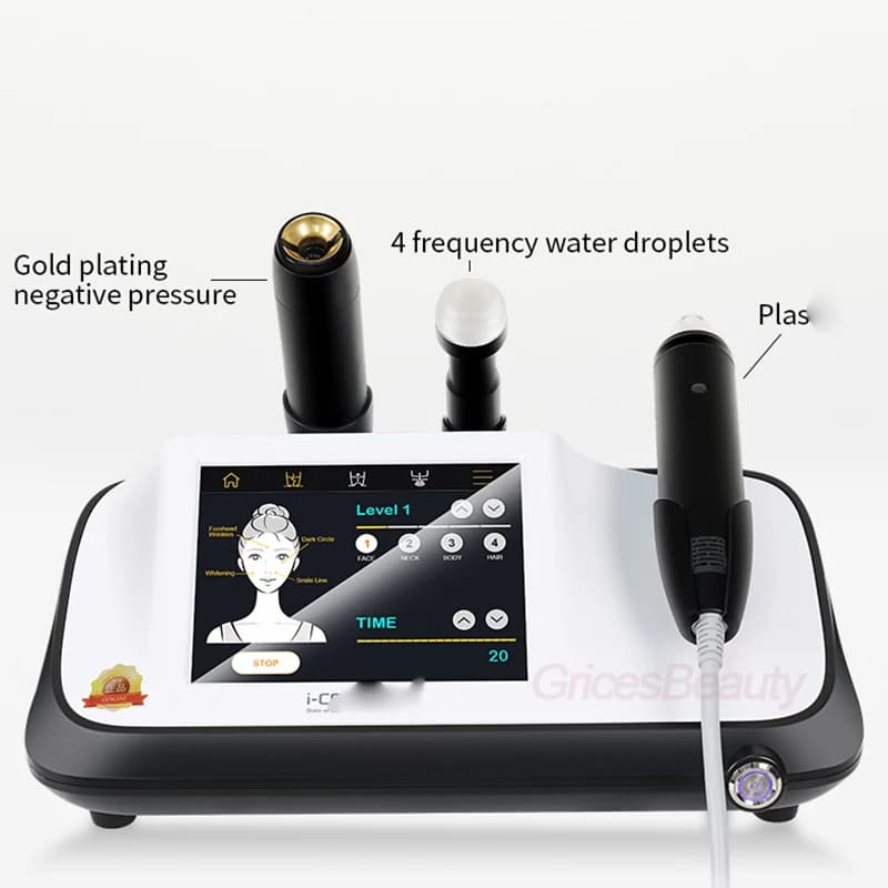 Plasma Quadruple Ultrasound Facial Beauty Machine Microcurrent Thermal Lifting V Line Contour Collagen Boost Acne Treatment