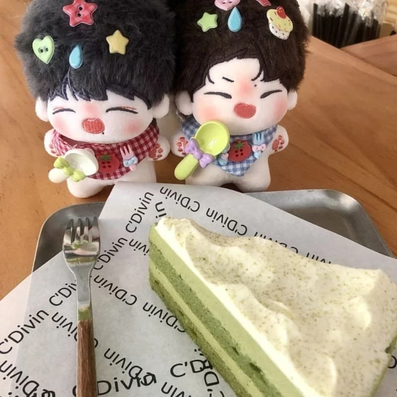 Xiao Zhan and Wang Yibo series of related toys, 10cm-sized cotton doll accessories, as gifts