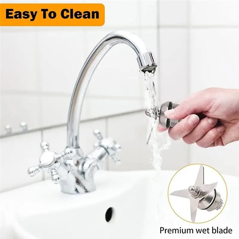 AEE6-Blender Wet Blade Stainless Steel Blade Accessories Compatible With 5200 Series Blender Mixer