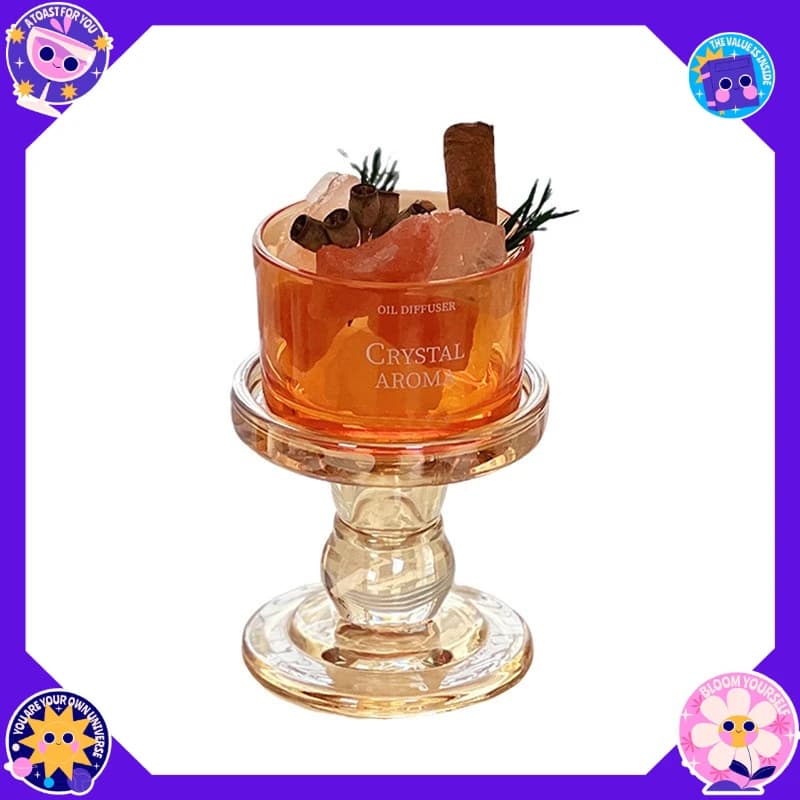 Natural Crystal, Raw Stone, Diffuser Stone, Flameless Aromatherapy, Dried Flower Fragrance, Long-Lasting Home Ornament