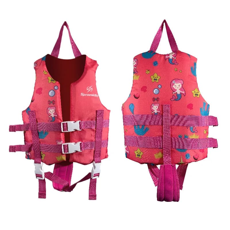 Nuovo Giubbotto di Salvataggio per Bambini, Giacca Galleggiante per Rafting e Spiaggia, Tuta da Surf per Ragazzi e Ragazze, Gilet Galleggiante per Nuoto all'Aperto per Bambini