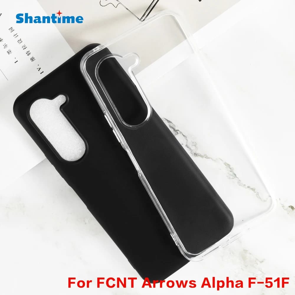 Per FCNT Arrows Alpha F-51F Gel Budino Custodia protettiva in silicone per telefono Custodia morbida in TPU