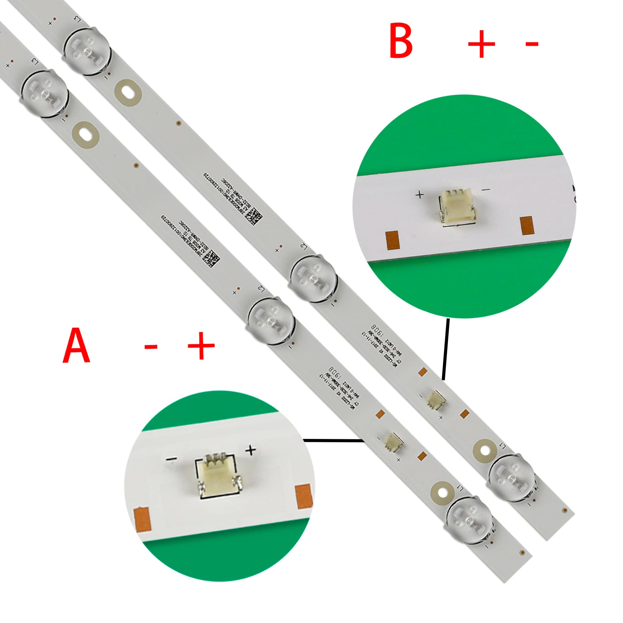 1/5/10kits LED Strip For 32PL12TC-SM 32LH7010T 32LEA20T2SM 32LEA17T2G HV320WHB-N8D D00 LT-32NH5000S LT-32NH7020S ODL32680H-TB