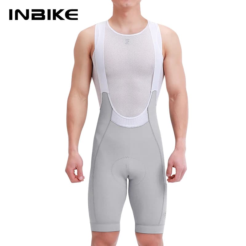 INBIKE Shorts with new men's straps Cycling jersey Lightweight and breathable sportswear for cyclists UV protection with pockets