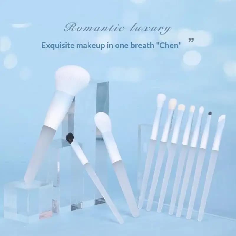 NewMakeup Brush Set 10PCS Eyeshadow Loose Powder Brush Travel Portable Soft Hair Professional Makeup Tools Women Cosmetic Brush