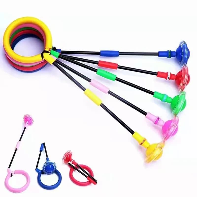 Outdoor Jump Rope Swing Flash Wheel - Family Reaction Training, Foldable Fitness Gear for Strength & Agility, Home Gym