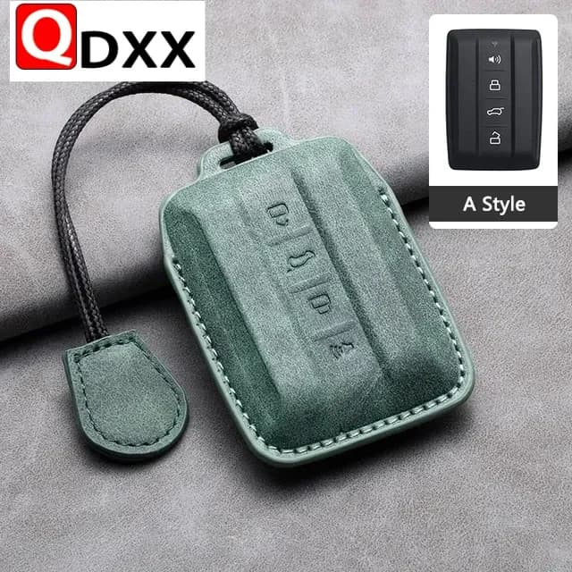 Per il 2021 Serbatoio 300 Serbatoio 500 Keyless Custodia protettiva Anello Portachiavi Accessori auto Protezione Custodia in pelle scamosciata per chiave auto Fob