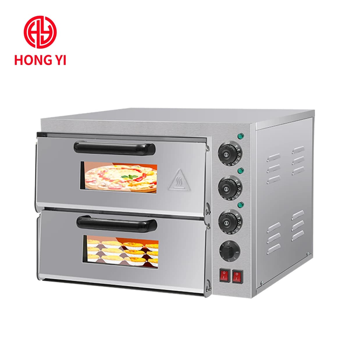 Nuovo forno elettrico a ponte singolo per panetteria, torte e pane, forno per pizza con attrezzature per cottura automatica in pietra in vendita