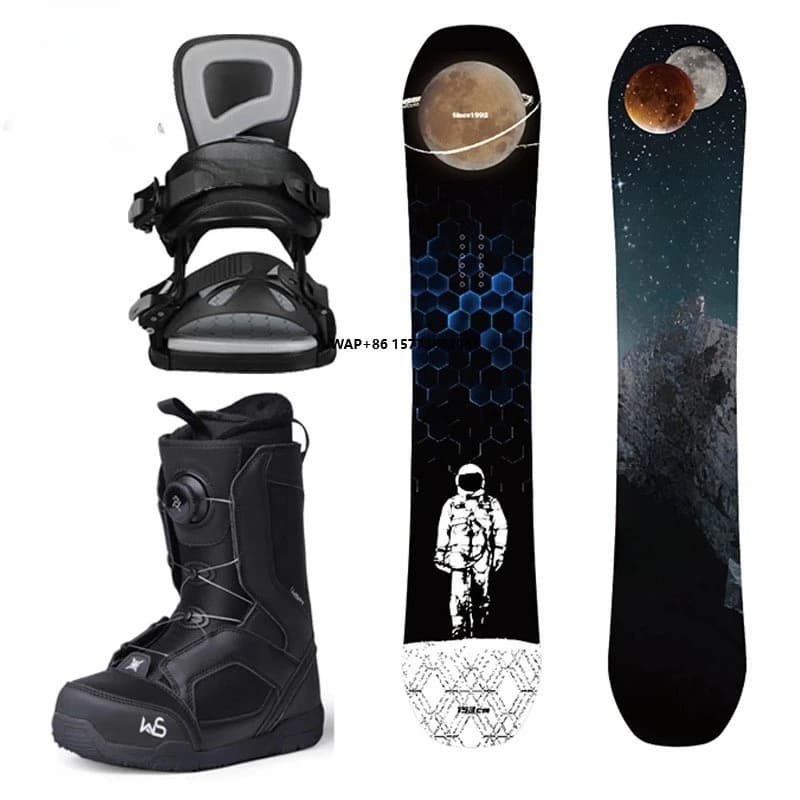 Set di rilegatura professionale per sci e snowboard freestyle personalizzabile, attrezzature per sport invernali per adulti dirette dalla fabbrica cinese