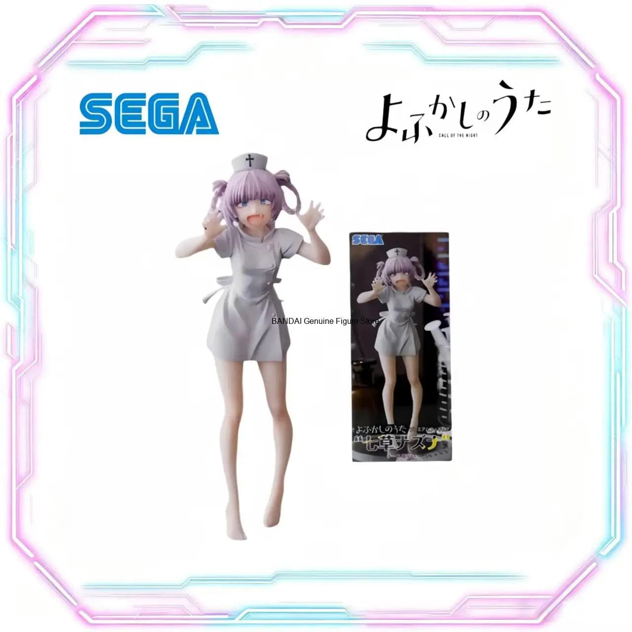Sega In Stock Original Box Garagekit Model Call of The Night Nanakusa Nazuna Nurse Ver Anime Characters Collectible Figure