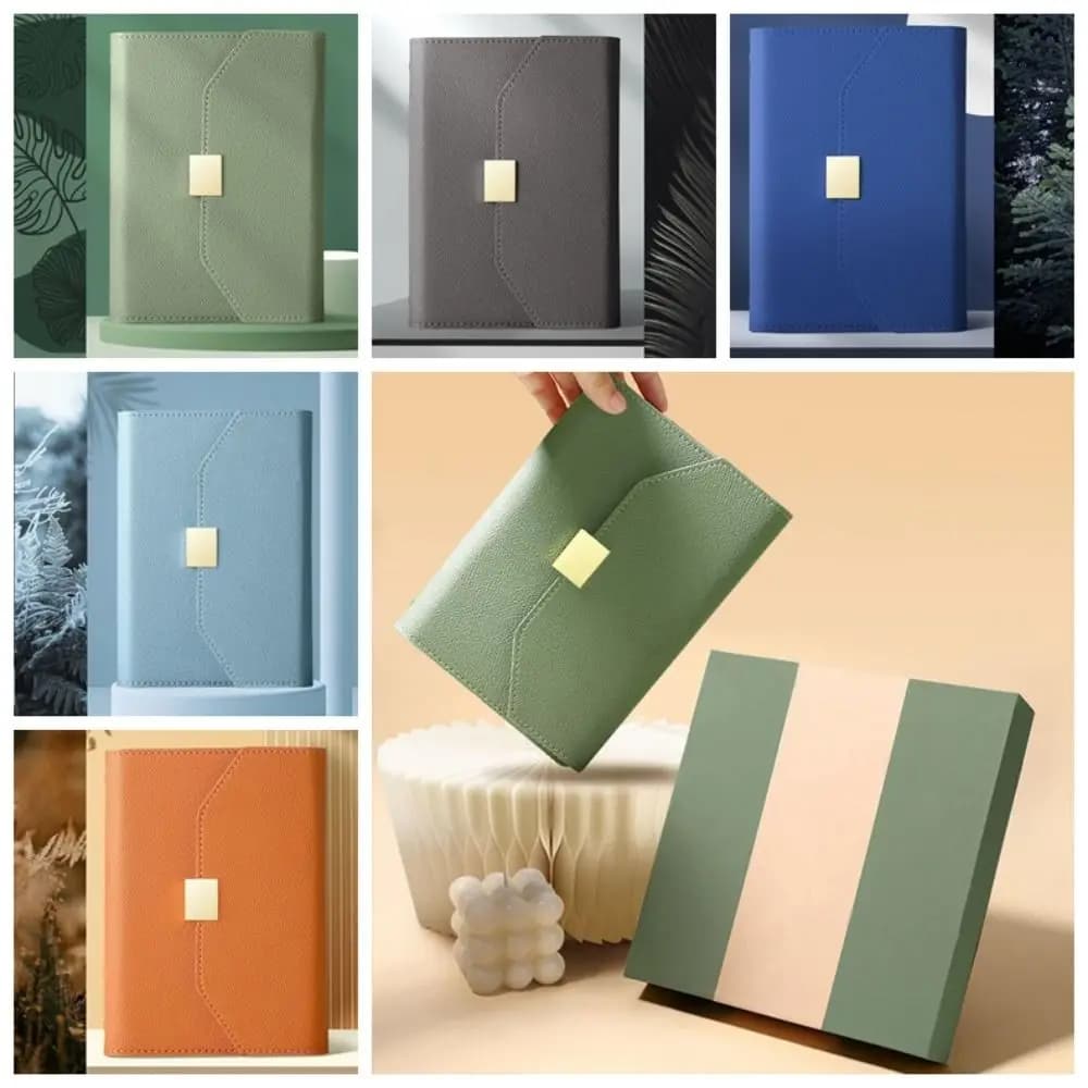 Journal Agenda Planner A5 A6 Binder Notebook Paper Cover Organizer Taking Notes Loose Leaf Notepad Diary Notepad PU Leather