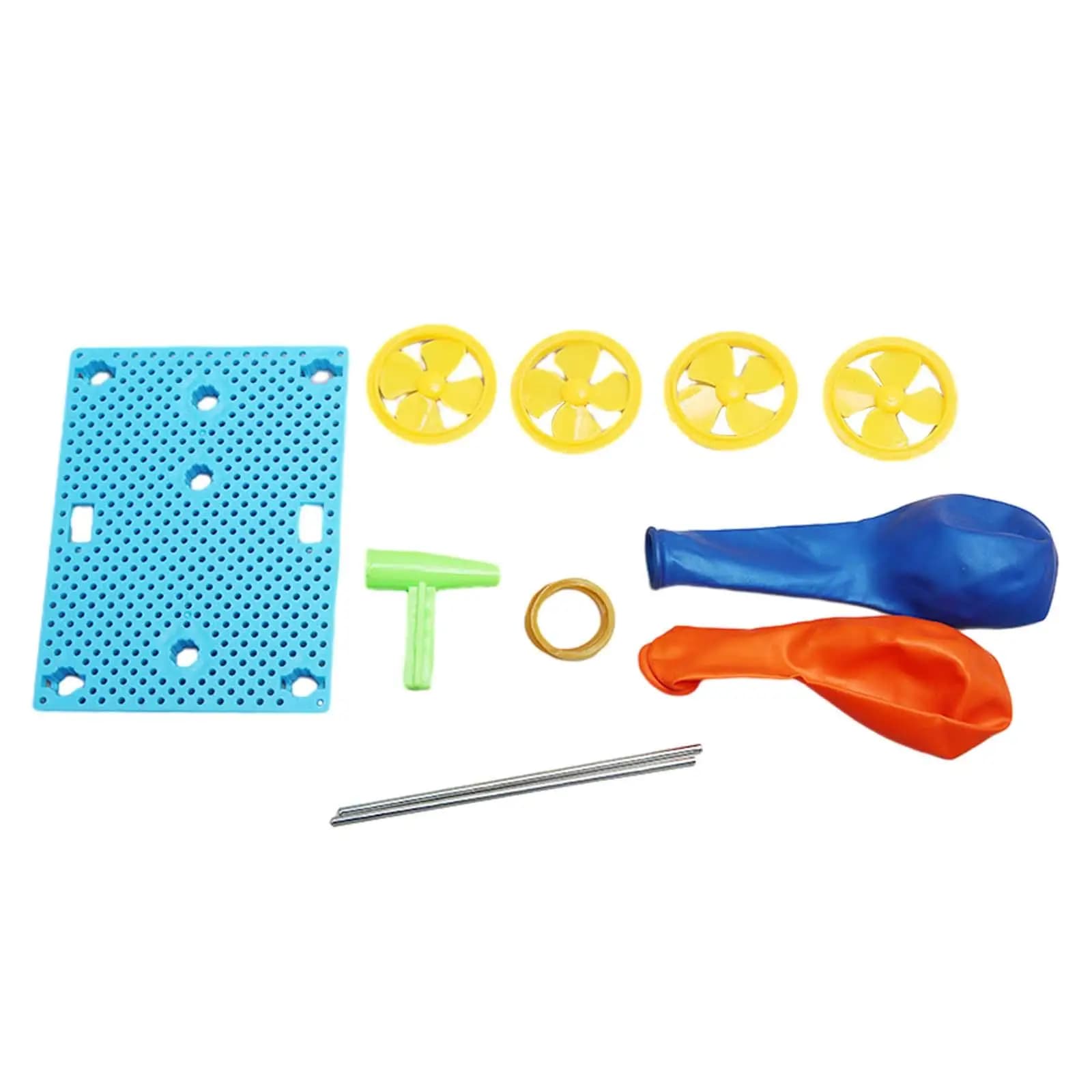DIY Balloon Car Racer Educational Toy Handicrafts Valentines Day Gifts for Kids