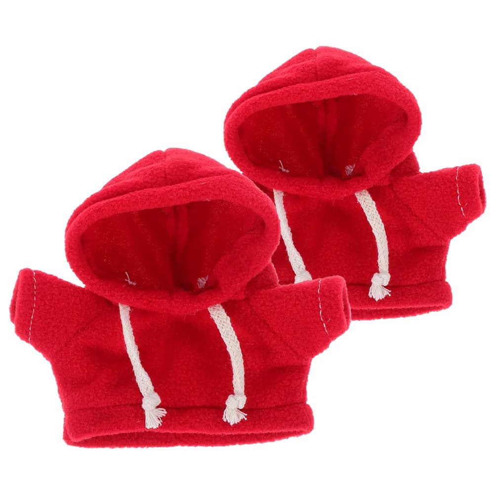 2 pezzi di vestiti con simpatiche magliette e felpe a forma di orsetto per animali di peluche, abiti stagionali lavabili in lavatrice, abiti resistenti per peluche